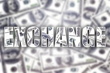 dolar, yaratıcı concetual resimde Döviz