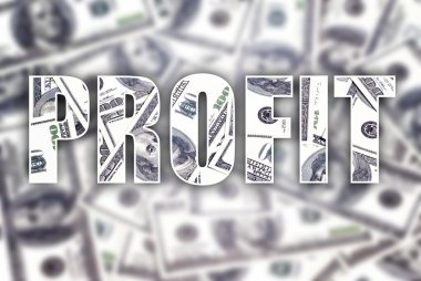 kar dolar yaratıcı concetual illüstrasyon