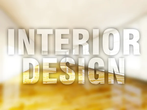 Interieur design, creatieve conceptuele afbeelding — Stockfoto