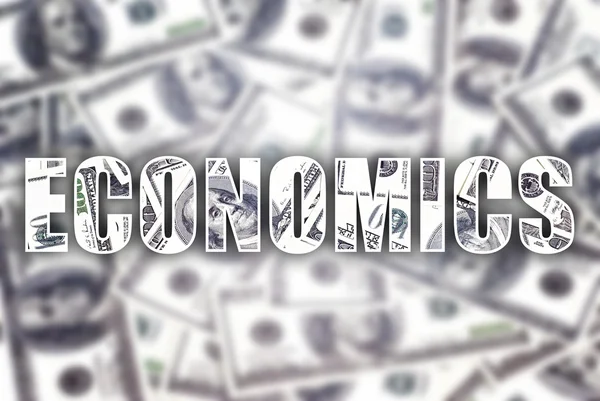 Economie, dollar creatieve concetual illustratie — Stockfoto