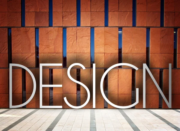Design på modern byggnad kreativa illustration — Stockfoto