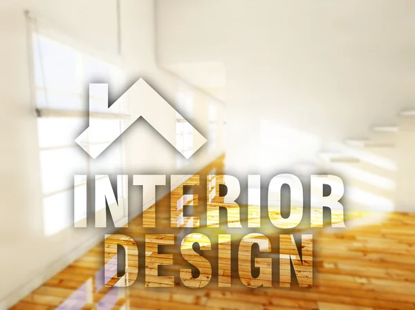 Interieur design creatieve conceptuele afbeelding — Stockfoto