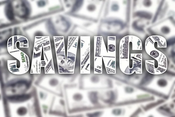 Savings dollars, creative concetual illustration — Stock Photo, Image