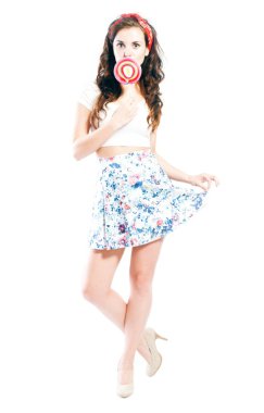 büyük lolipop kızla up pin