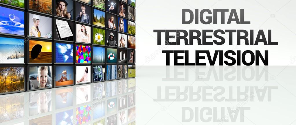 Digital terrestrial television LCD TV panels
