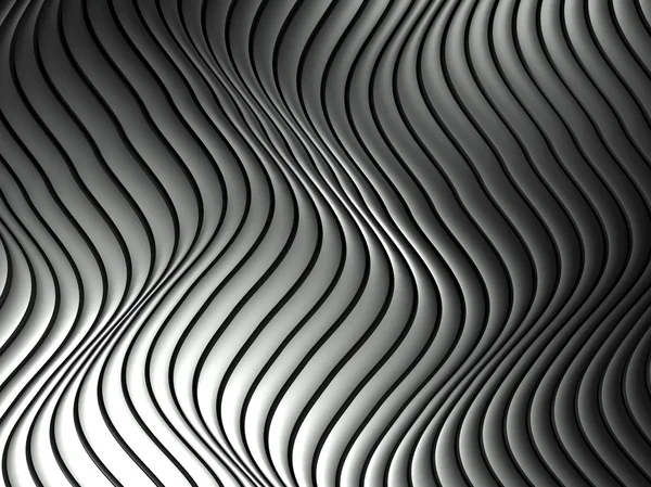 Silver metal abstract architectural wallpaper — Stock Photo, Image