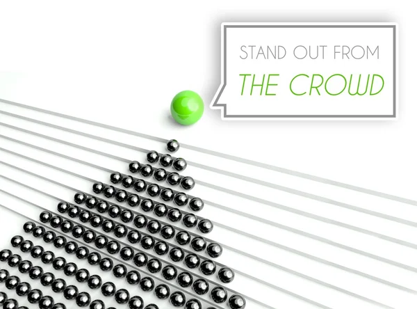 Stand out from the crowd business concept — Stock Photo, Image