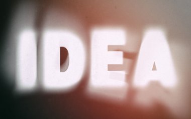 antika arka plan bulanık üzerinde fikir kelime