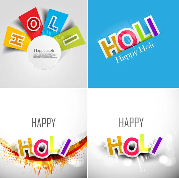 abstract colorful background for stylish holi text festival coll