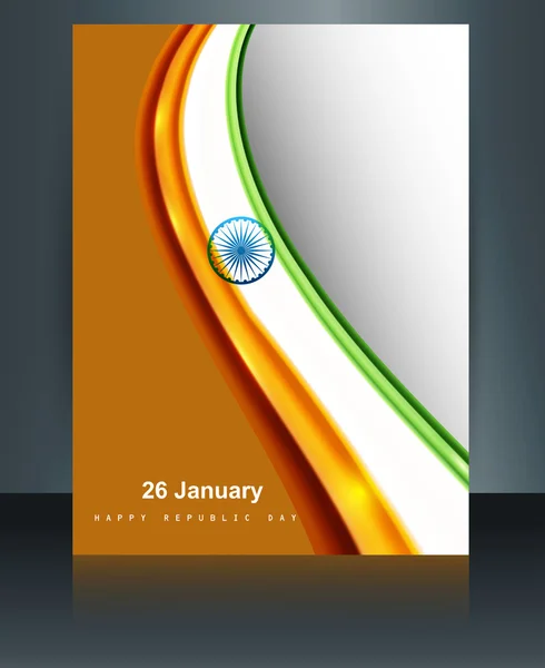 Beautiful background design for Indian republic day and independ
