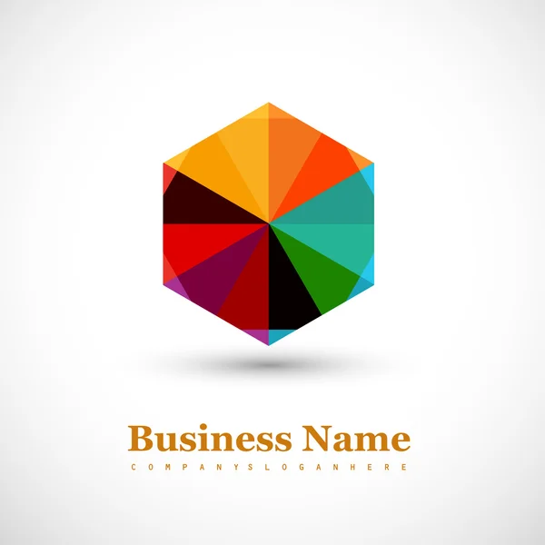 Abstract business icon success colorful Vector design