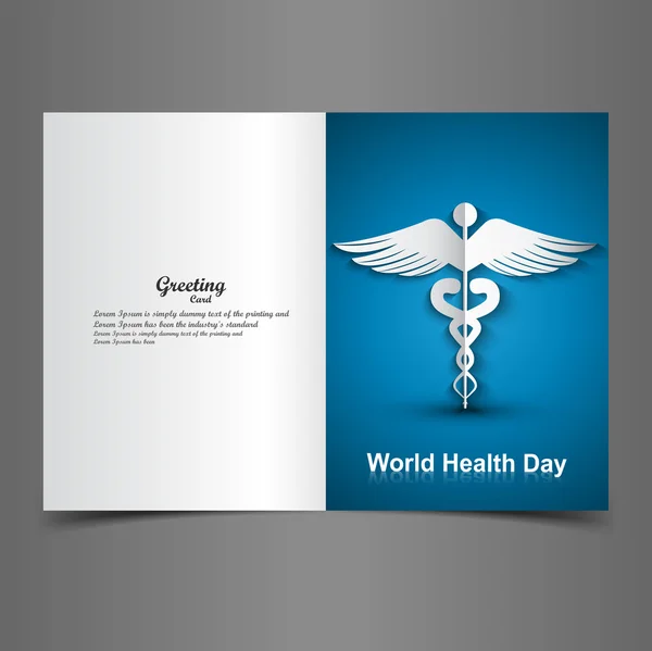 Medical background with Caduceus medical symbol presentation wor