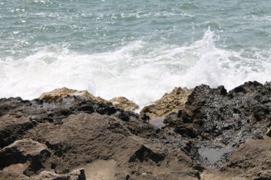 Burası Coll den Rebassa Sahili. Mallorca Adası. İspanya