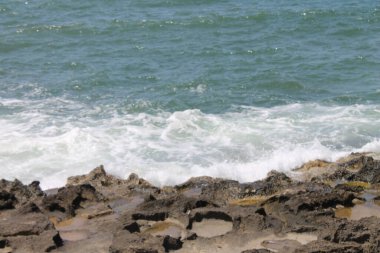Burası Coll den Rebassa Sahili. Mallorca Adası. İspanya