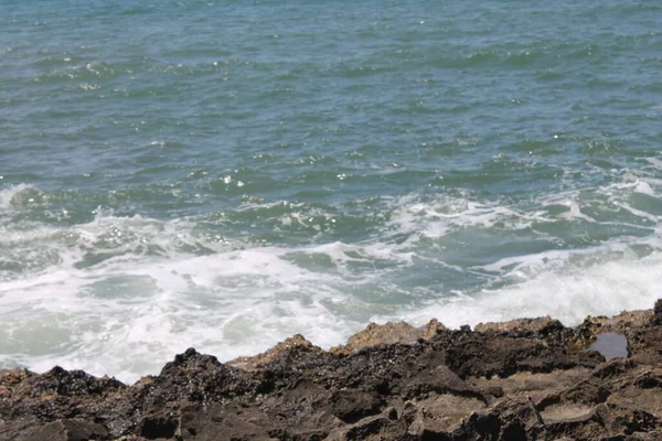 Burası Coll den Rebassa Sahili. Mallorca Adası. İspanya