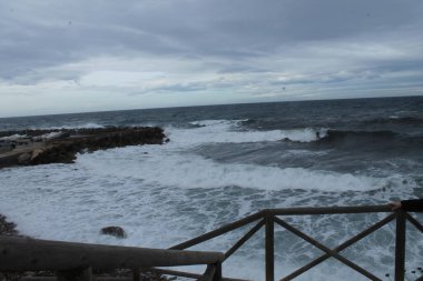 Burası Valldemossa Limanı. Mallorca Adası. Balear adaları. İspanya