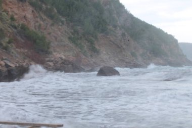 Burası Valldemossa Limanı. Mallorca Adası. Balear adaları. İspanya