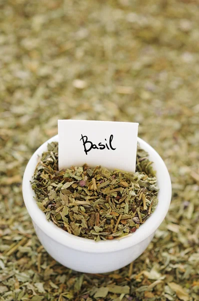 Dried Basil — Stock Photo, Image