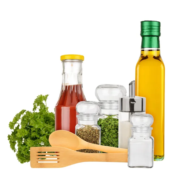 Seasoning and condiments — Stock Photo, Image
