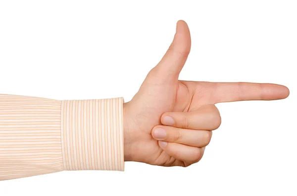 Pointing hand — Stock Photo, Image