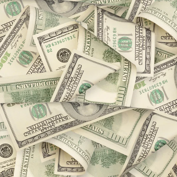 Hundred Dollar Bills — Stock Photo, Image