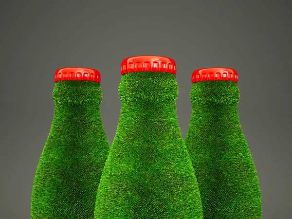 Botella de hierba — Foto de Stock