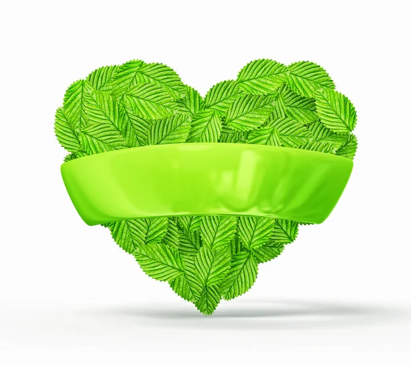 Leafs heart — Stock Photo, Image