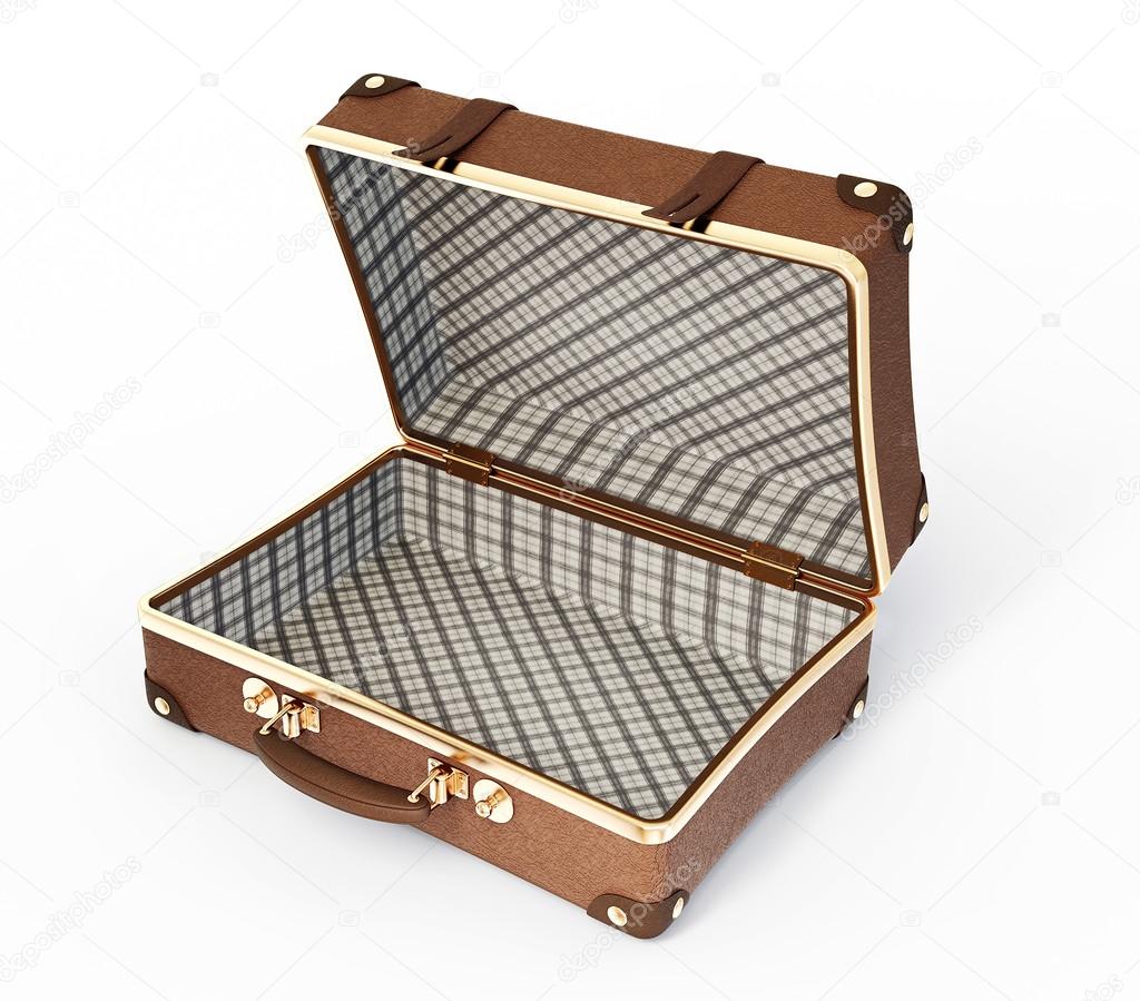 open suitcase