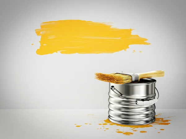 Download Paint Bucket Yellow Stock Photos Royalty Free Paint Bucket Yellow Images Depositphotos PSD Mockup Templates