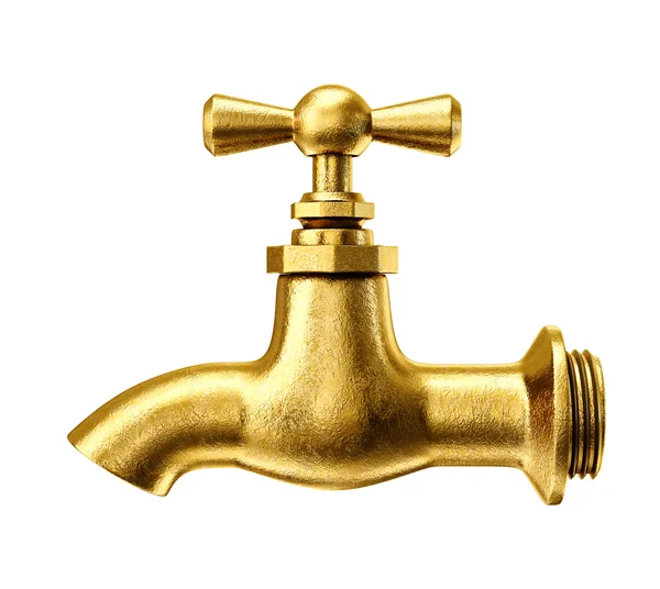 Gold tap — Stock Photo, Image