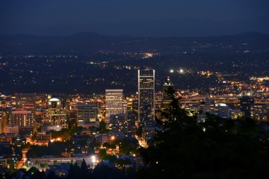 Portland panorama, gece