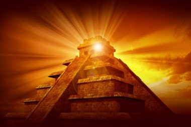 Mayan Mystery Pyramid clipart