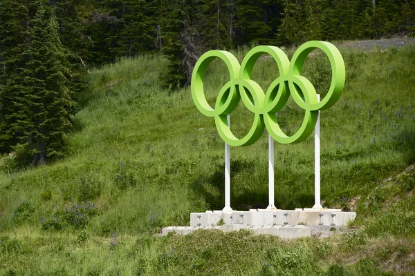 Олимпийский знак — стоковое фото