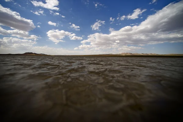 El miragem lago seco — Fotografia de Stock