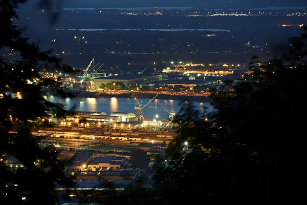 Industriële zone van portland — Stockfoto