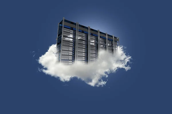 Cloud-Server am Himmel — Stockfoto