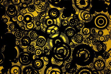 soyut halkalar karanlık