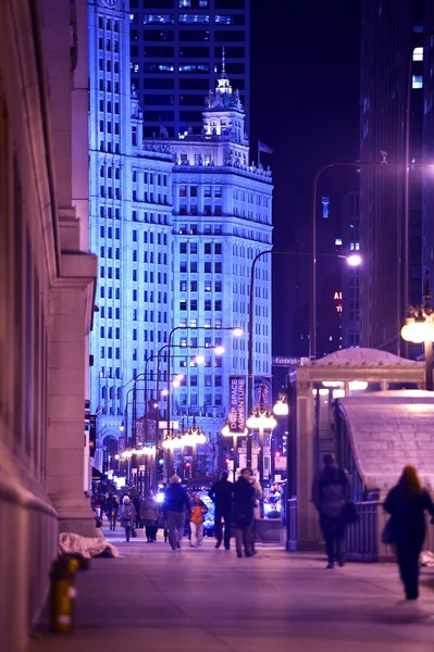 Avenida Chicago Michigan — Fotografia de Stock