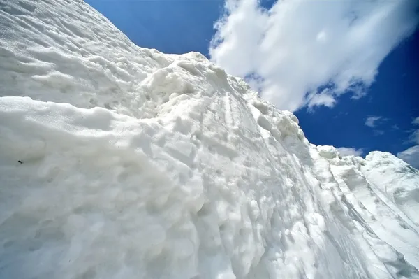 Parede de neve — Fotografia de Stock