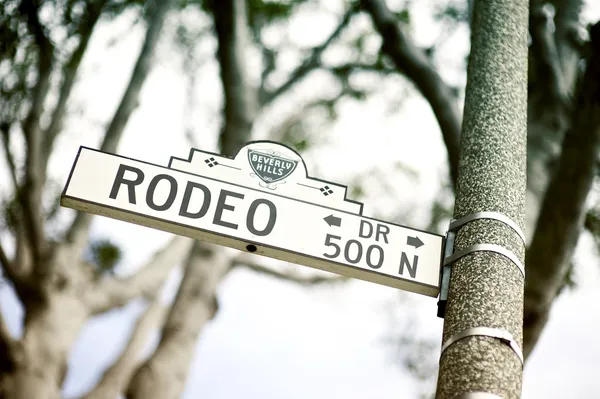 Rodeo-Fahrschild — Stockfoto