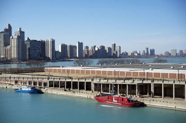 Chicago Michiganmeer pier — Stockfoto