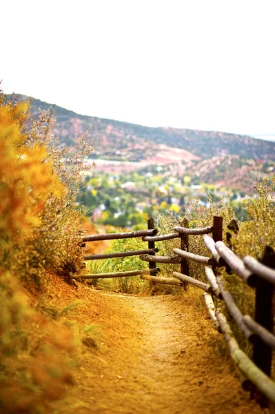 Fall Trail Colorado — Stock Photo, Image