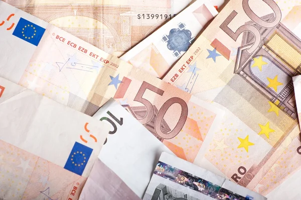 Eurobankbiljetten — Stockfoto