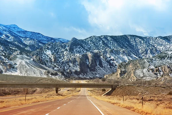 Auto-estrada I-15 em Utah — Fotografia de Stock