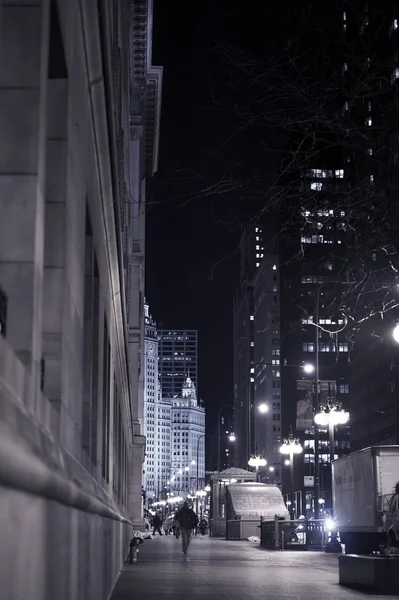 Michigan Ave Sidewalk — Stock Photo, Image