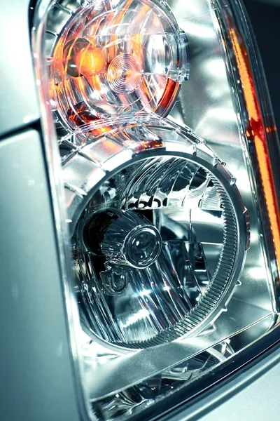 Modern Lens Car Headlight — Stock Photo, Image