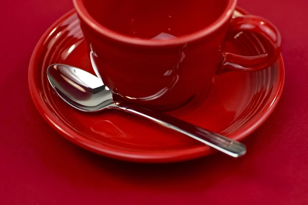 Red Tea Cup — Stock Photo, Image