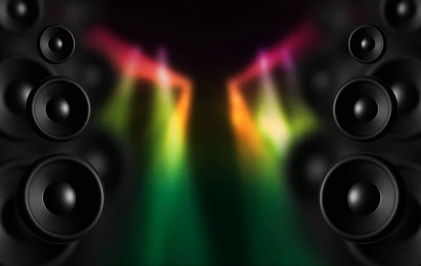 Disco Speakers — Stock Photo, Image