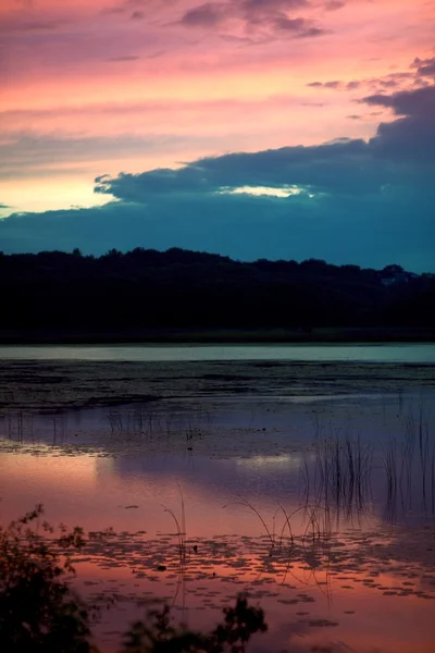 Sunset Lake — Stock Photo, Image