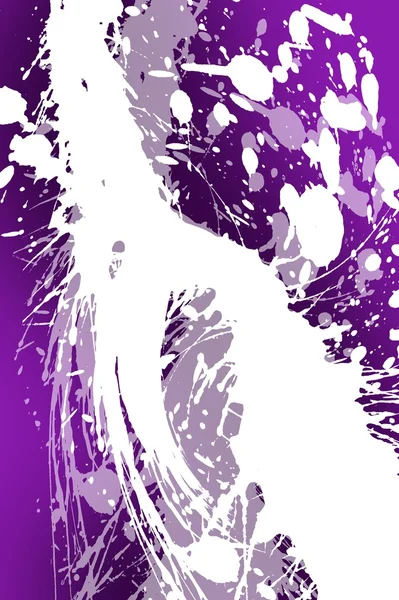 Violett-weiße Spritzer — Stockfoto